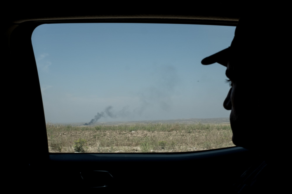 Peshmerga offensive during the liberation of the Turkmen village of Bashir, southern Kirkuk Province, April 30, 2016. (Photo: Kurdistan24/Alexandre Afonso)